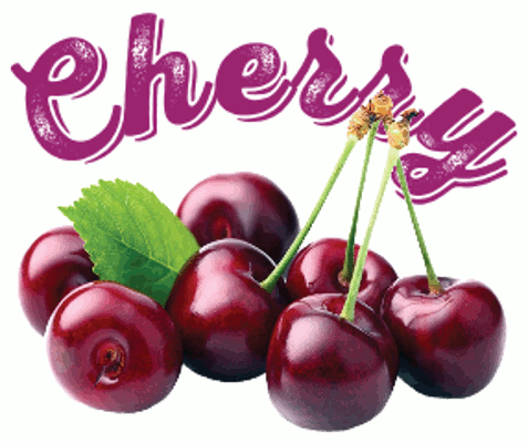 just a picture of a couple of cherries