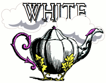 teapot in a drift of white cloud